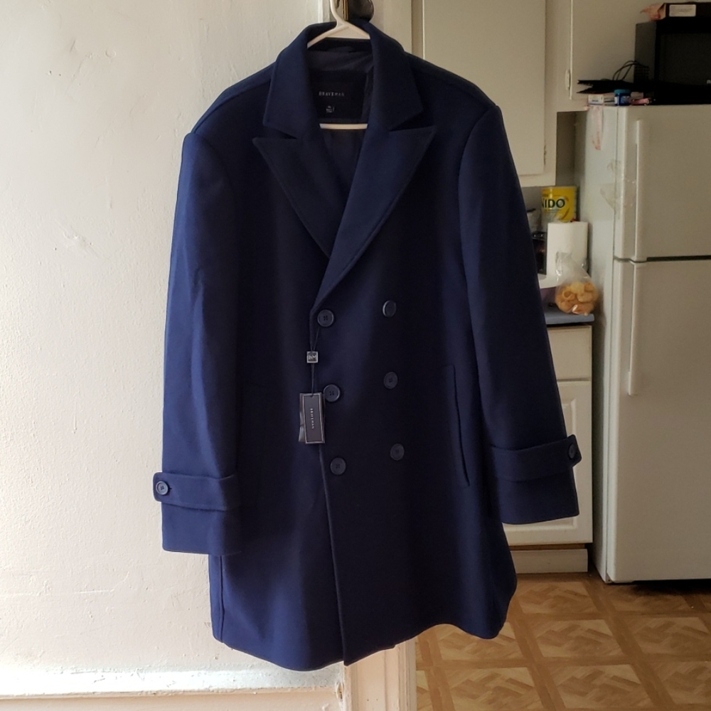 Braveman Wool Blend Pea Coat